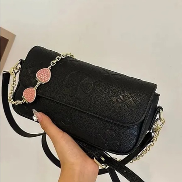 None Handbags - 278. Stylish Black Designer Women's Bag